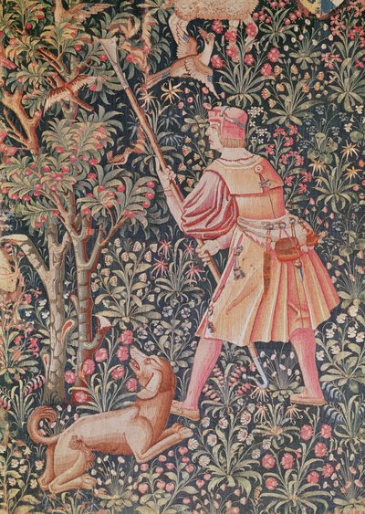 A Man Gathering Pears with a Hoe, from 